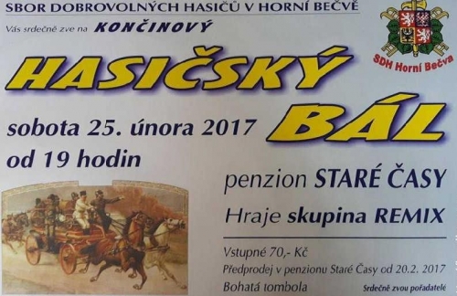 Hasičský ples 25.2.2017
